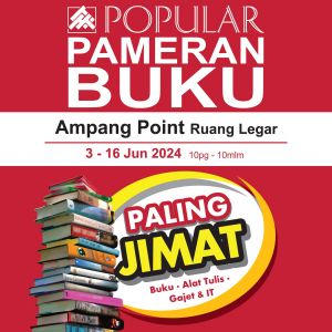 POPULAR Book Fair at Ampang Point: Up to 70% OFF on Books and Stationery from 3-16 June 2024