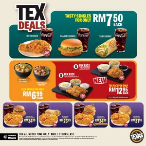 Texas Chicken Tex Deals: Save Big on New Menu Items and Rice Bowls!