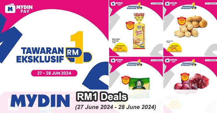 MYDIN RM1 Deals with MydinPay: Exclusive Offers (27-28 June 2024)