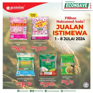 Econsave Jasmine Rice Promotion from 1-8 July 2024