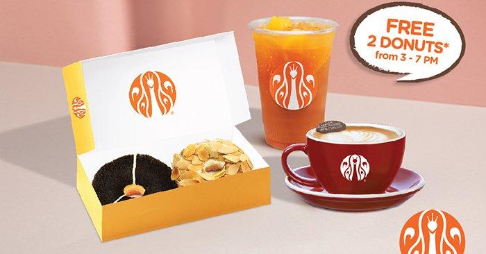 JCO J.Coffee Break Promotion: Enjoy FREE 2 Donuts with Beverage Purchase from 1-12 July 2024