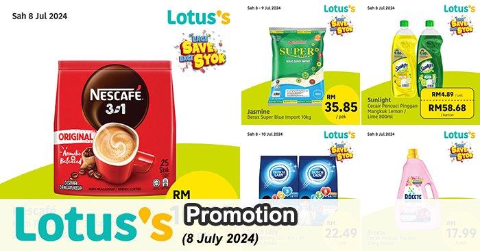 Lotus's Lebih Murah Promotion: Best Grocery Deals on 8 July 2024
