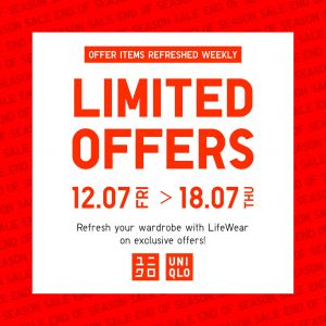 UNIQLO Sale: Limited Time Offers on Kids, Baby, and AIRism Clothing (12-18 July 2024)