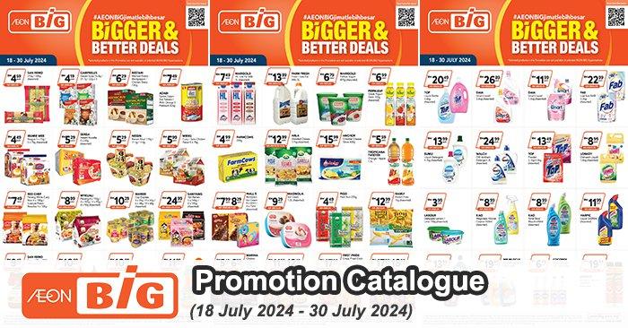 AEON BiG Promotion Catalogue: Unbeatable Deals from 18-30 July 2024!