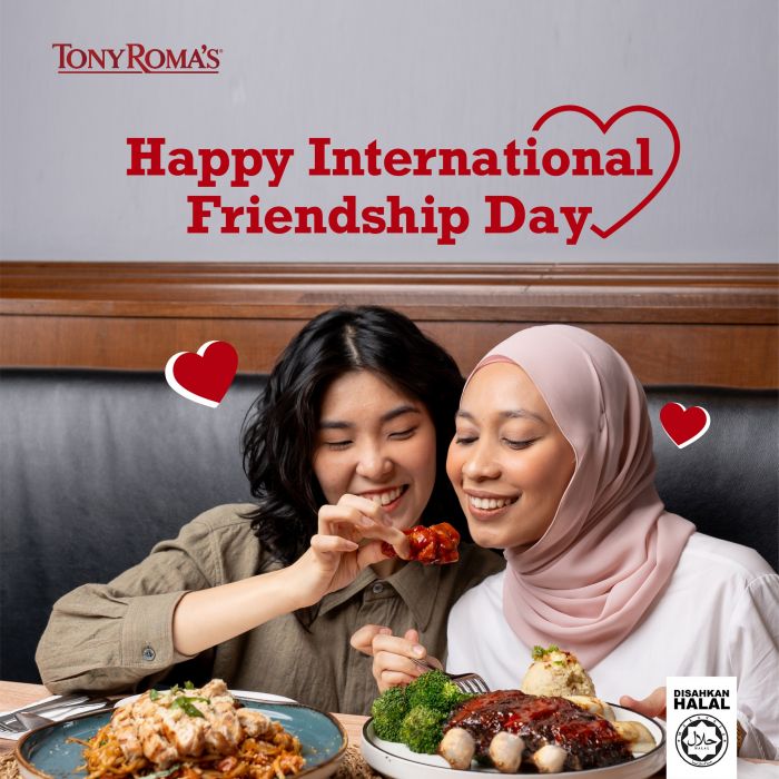 Tony Roma's International Friendship Day Promotion: FREE Buffalo ...