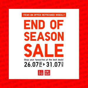 UNIQLO End of Season Sale: Massive Discounts on Fashion (26-31 July 2024)