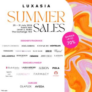 Luxasia Summer Sales 2024: Save Up to 70% at SEIBU The Exchange TRX!