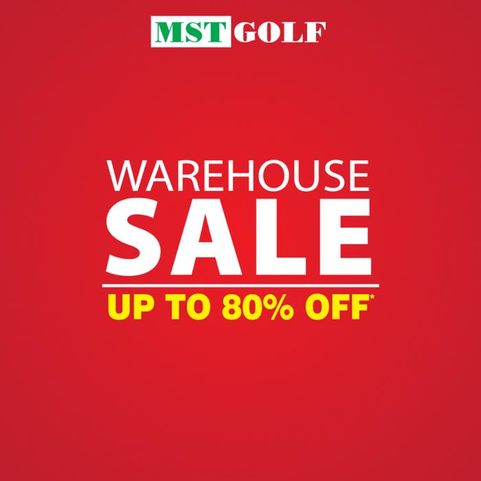 MST Golf Warehouse Sale up to 80% off at Subang Jaya (9 November 2018 - 18 November 2018)