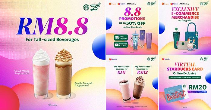 Starbucks 8.8 Sale: Exciting Deals on Shopee, Lazada, and TikTok Shop (8 August 2024)