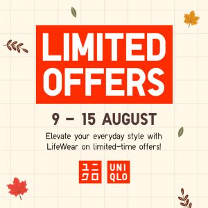 UNIQLO Sale: Limited Offers (9-15 August 2024)
