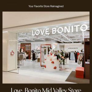 Love, Bonito Mid Valley Store Grand Opening: Exclusive Promotions & Free Gifts (13-25 August 2024)