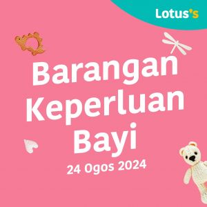 Lotus's Promotion: Baby Products Deals (from 24 August 2024)