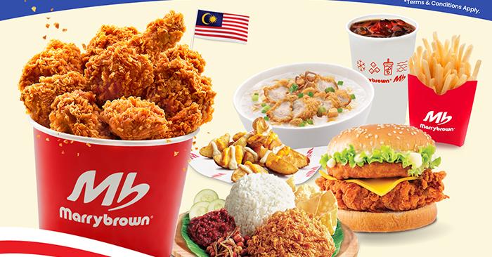 Marrybrown Merdeka 2024 Promotion: Enjoy 31% OFF with RM0.01 Shopee Voucher (28 Aug - 16 Sep 2024)