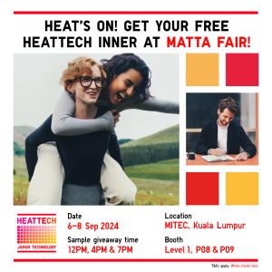UNIQLO Promotion: FREE Heattech Inner at Matta Fair (6-8 September 2024)