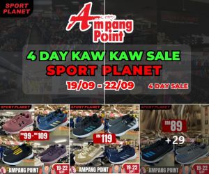 Sport Planet Ampang Point 4-Day Sale: Up to 80% Off (19-22 September 2024)