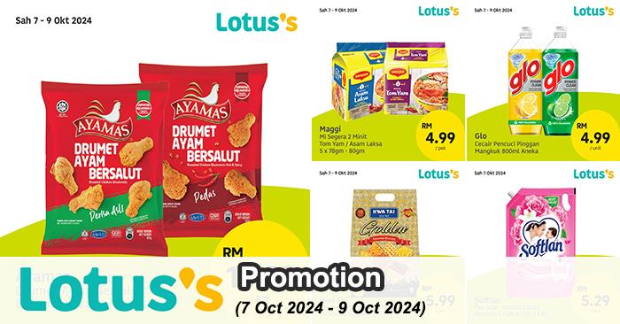 Lotus's Lebih Murah Promotion: Best Deals on Groceries (7-9 October 2024)