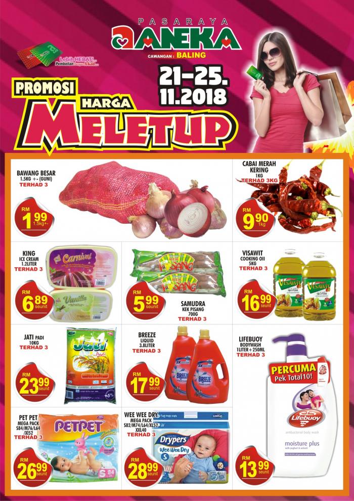 Pasaraya Aneka Baling Promotion (21 November 2018 - 25 November 2018)
