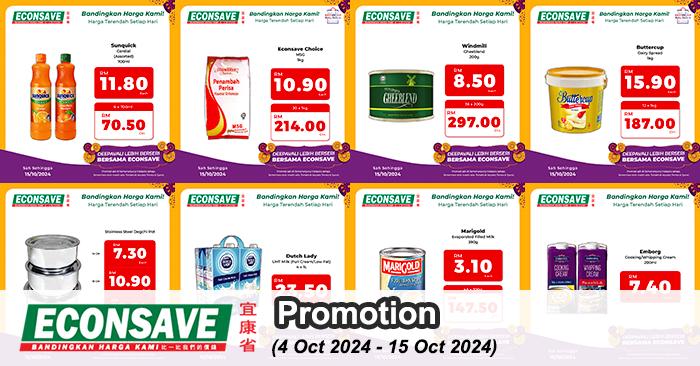 Econsave Deepavali Promotion: Huge Discounts on Essentials (4-15 October 2024)