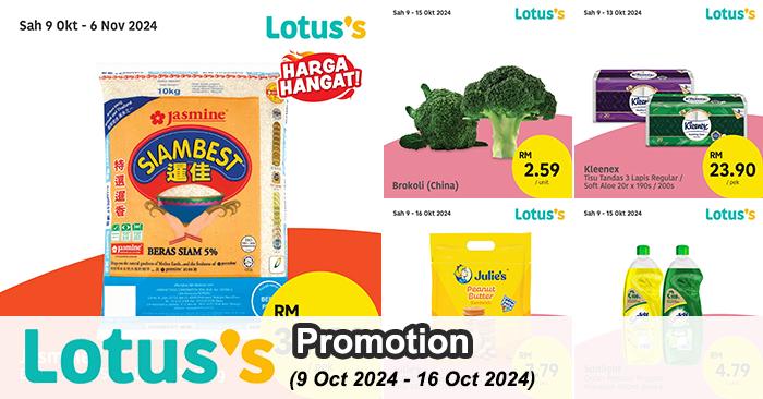 Lotus’s Lebih Murah Promotion: Fresh Discounts & Deals (9-16 October 2024)