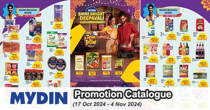 MYDIN Deepavali Promotion Catalogue: Best Festive Offers (17 October - 4 November 2024)