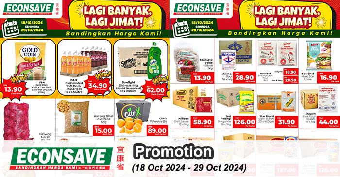 Econsave Promotion: Lagi Banyak Lagi Jimat Deals (18-29 October 2024)