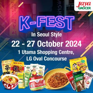 Jaya Grocer 1 Utama Promotion: K-Fest In Seoul Style (22-27 October 2024)