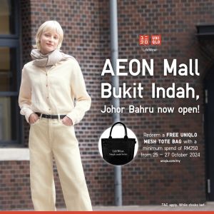 UNIQLO AEON Mall Bukit Indah Promotion (25-31 October 2024)