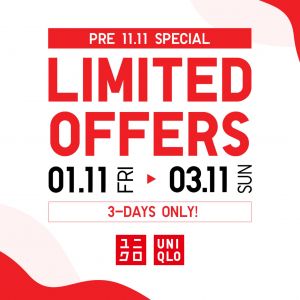 UNIQLO Pre 11.11 Sale - Exclusive 3-Day Offers (1-3 November 2024)