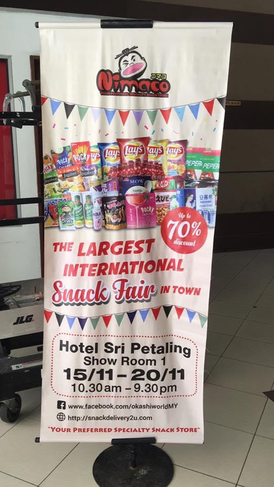 Okashi World/NIMACO Snack Fair at Sri Petaling Hotel (15 November 2018 - 20 November 2018)