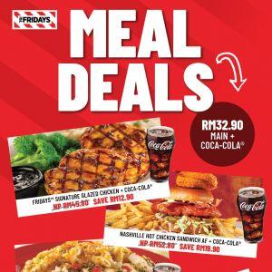 TGI Fridays Promotion: Meal Deals from RM32.90 with Coca-Cola!