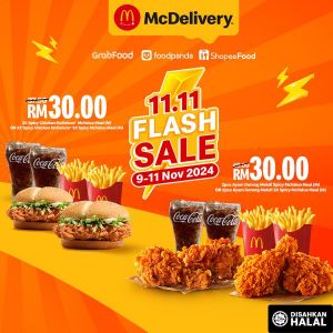 McDonald's 11.11 Flash Sale: Unbeatable Deals from 9-11 November 2024
