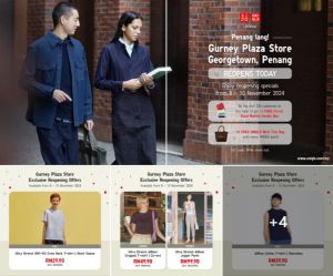 UNIQLO Gurney Plaza Reopening Promotion: Exclusive Offers & Free Gifts (8-13 Nov 2024)