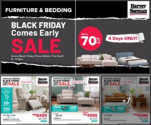 Harvey Norman Black Friday Comes Early Sale (8-11 November 2024)
