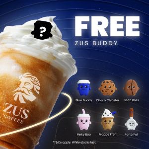 ZUS Coffee Promotion: Get a Free ZUS Buddy Keychain with Frappé Buddy Purchase (11 Nov 2024 onwards)