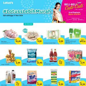 Lotus's Press Ads Promotion (14-17 Nov 2024): Fresh Produce & Home Essentials Deals