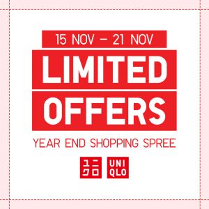 UNIQLO Year-End Sale: Limited Offers (15-21 November 2024)