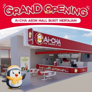 Ai-CHA AEON Mall Bukit Mertajam Grand Opening: Free Ice Cream Cone Promotion (16-18 Nov 2024)