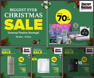 Harvey Norman Christmas Sale (15 Nov - 17 Dec 2024)
