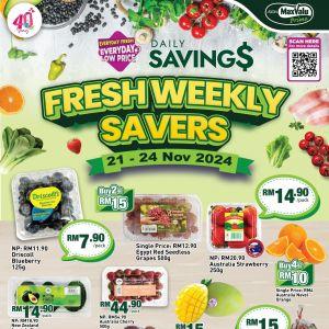 AEON MaxValu Weekly Promotion (21-24 November 2024)