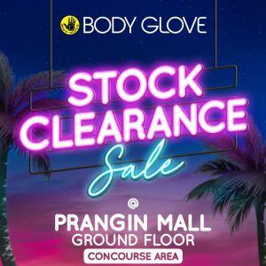 Body Glove Stock Clearance Sale @ Prangin Mall (3-24 Dec 2024) – Huge Discounts Await!