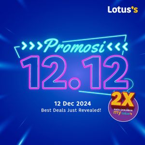 Lotus’s 12.12 Promotion: Best Deals & Double Points (12-15 Dec 2024)