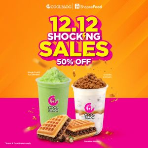 Coolblog ShopeeFood 12.12 Sale: 50% OFF Drinks & Waffles Today (12 December 2024)