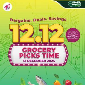 AEON MaxValu 12.12 Promotion: Grocery Deals from RM12.12 (12 December 2024)