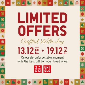 UNIQLO Promotion: Limited Offers (13-19 Dec 2024) – Shop KAWS x Warhol & More!