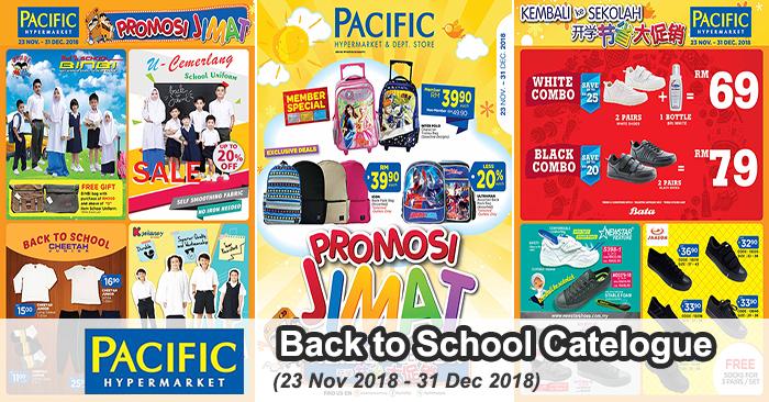 Pacific Hypermarket Back to School Promotion Catalogue (23 November 2018 - 31 December 2018)