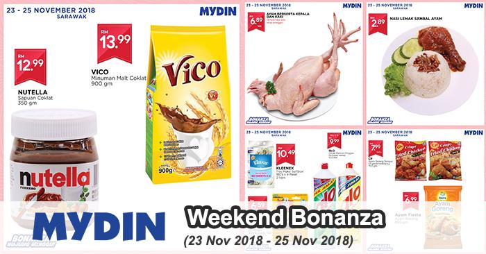 MYDIN Weekend Promotion at Sarawak (23 November 2018 - 25 November 2018)