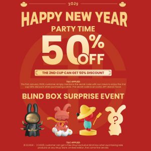 SHUYI New Year 2025 Promotion: 50% Off + Blind Box Surprise (31 Dec 2024 - 2 Jan 2025)