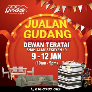 Goodnite Warehouse Sale (9–12 Jan 2025): Amazing Mattress Deals at Dewan Teratai!