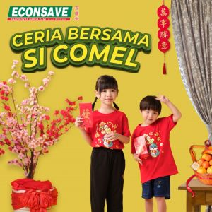 Econsave CNY Promotion: Kids Fashion & Accessories From RM5.88 (18-26 Jan 2025)