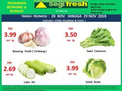 Segi Fresh Promotion (28 November 2018 - 29 November 2018)